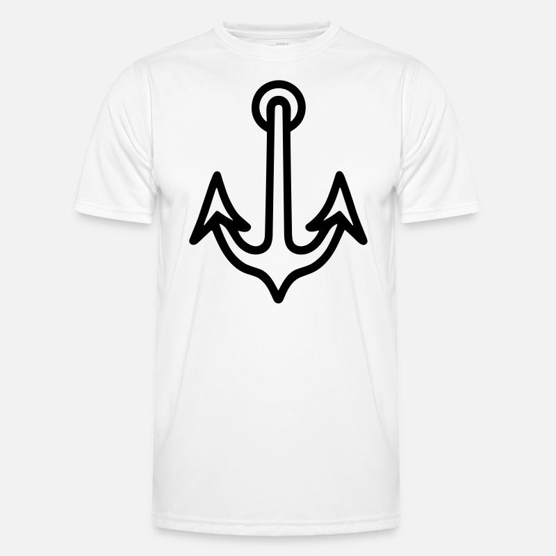 Anchor - Men's Functional T-Shirt - white