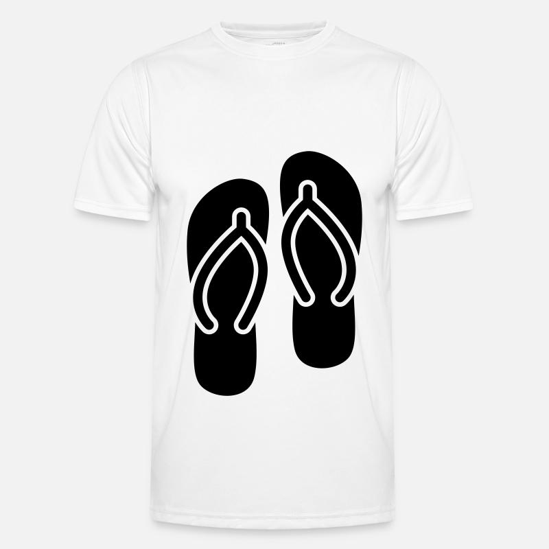 Badelatschen icon Männer Funktions-T-Shirt