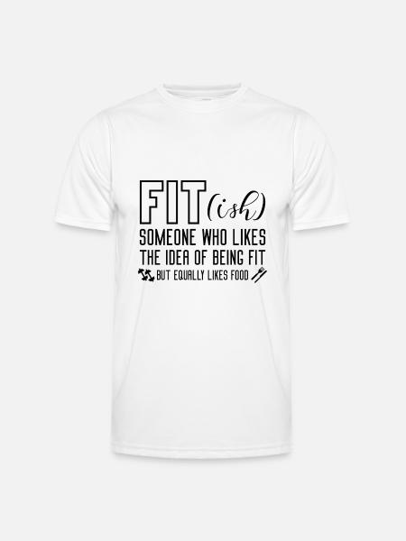 Fit Ish - Männer Funktions-T-Shirt - Weiß
