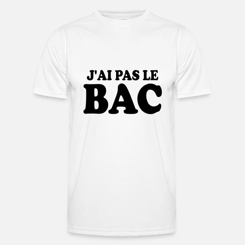 J'ai pas le bac T-shirt sport Homme
