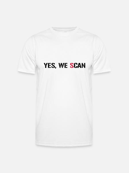 Yes, We Scan NSA PRISM - Men's Functional T-Shirt - white