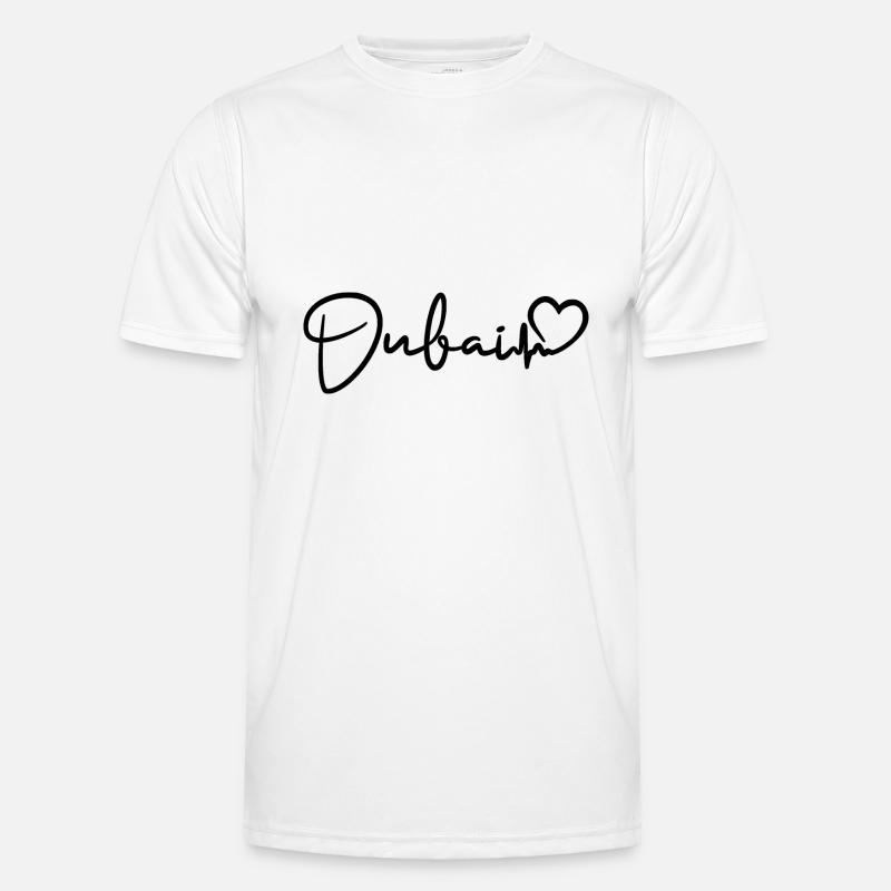 Dubai Herzschlag Männer Funktions-T-Shirt