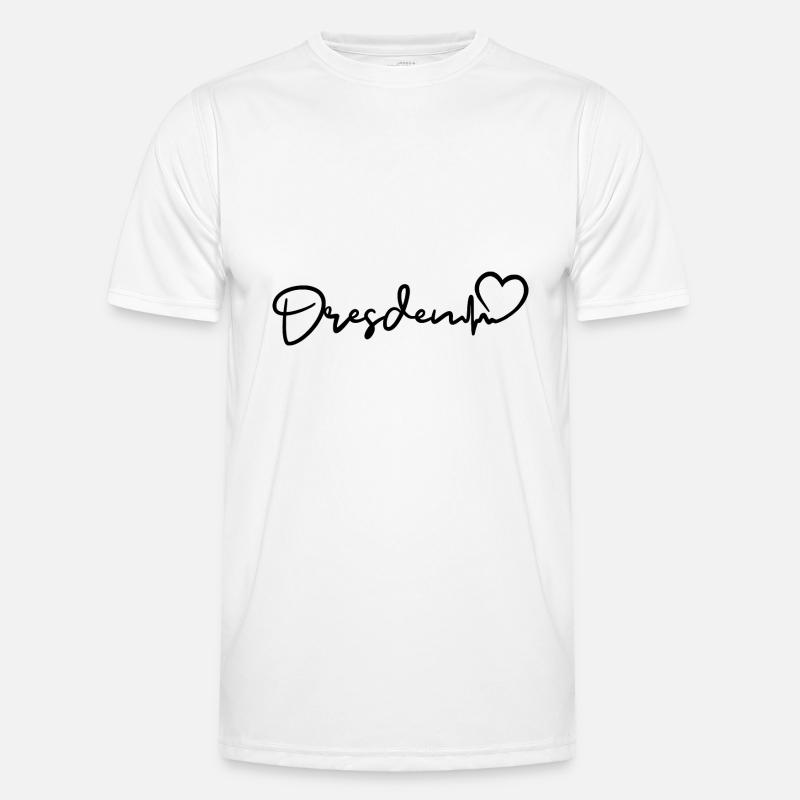 Battement de cœur de Dresde Dresde T-shirt sport Homme