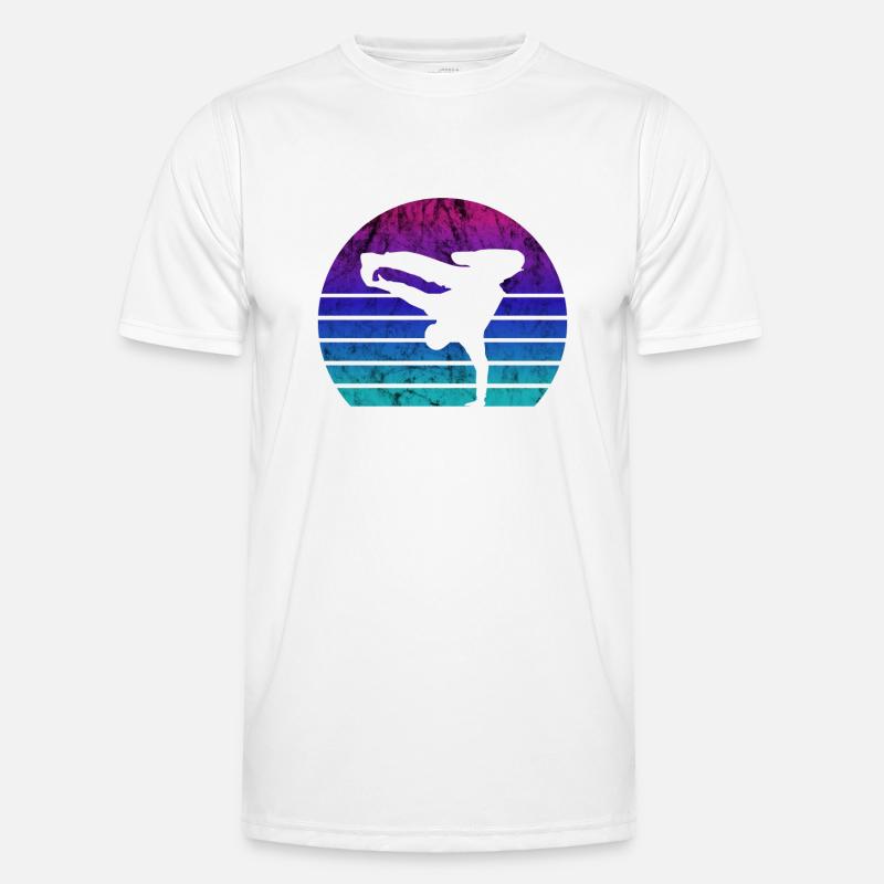 Breakdance Breakdancer Hip Hop Used Look Geschenk Männer Funktions-T-Shirt