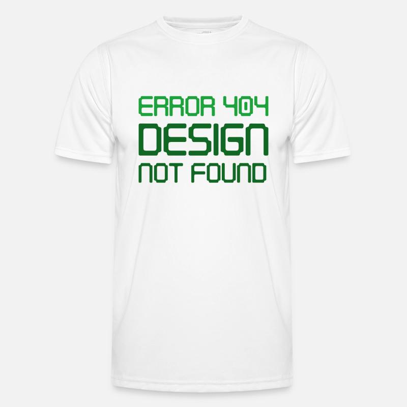 Error 404 Design Not Found Men's Functional T-Shirt