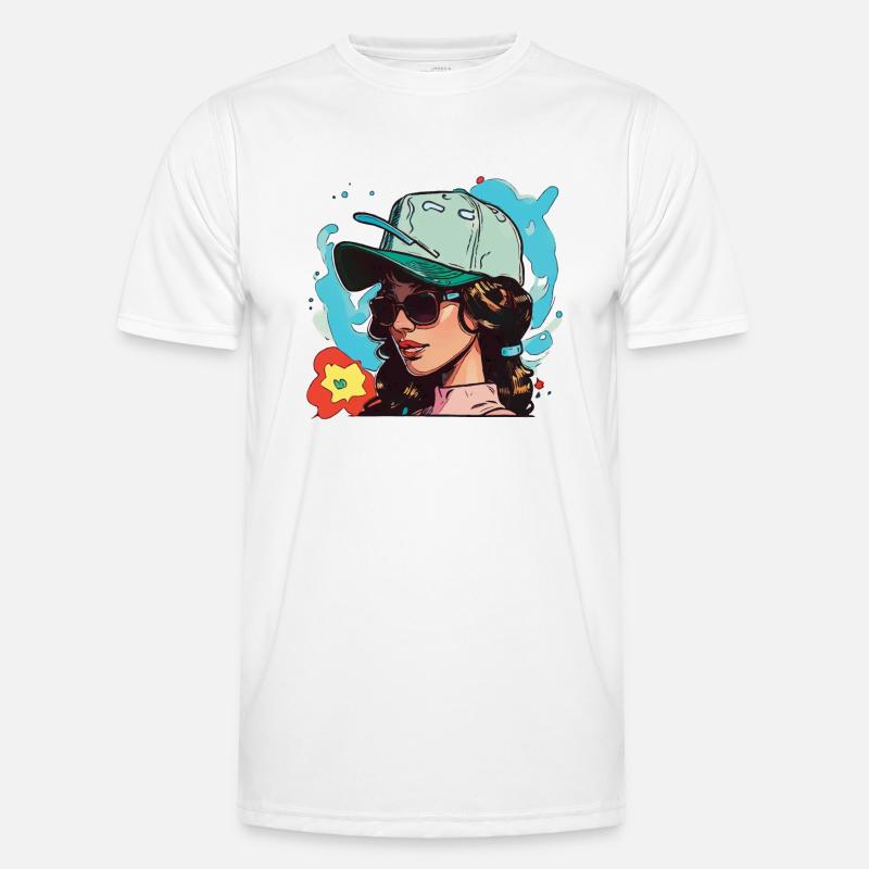 Pyro-Mädchen Männer Funktions-T-Shirt