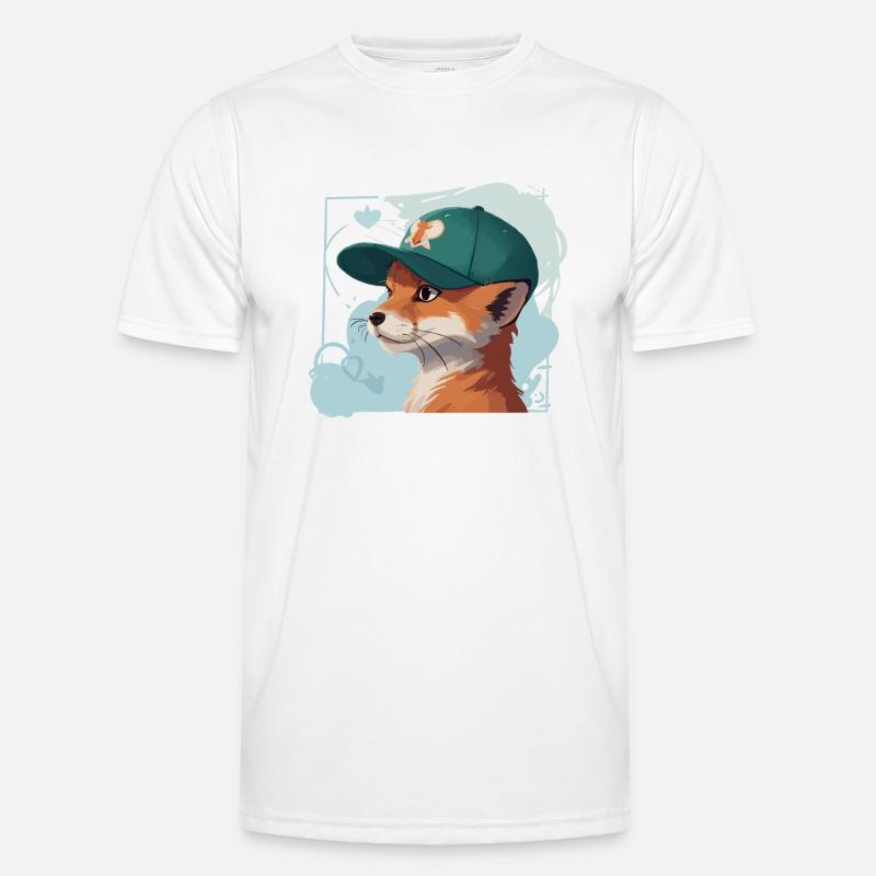 Cooler Fuchs Männer Funktions-T-Shirt