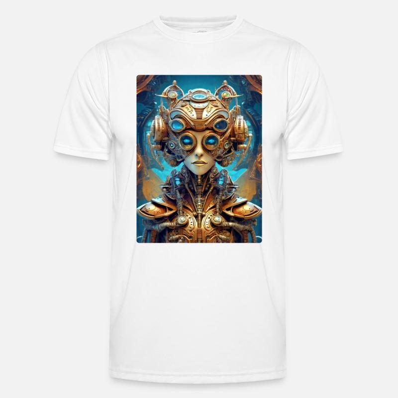 Steampunk Alien 1.6 Männer Funktions-T-Shirt