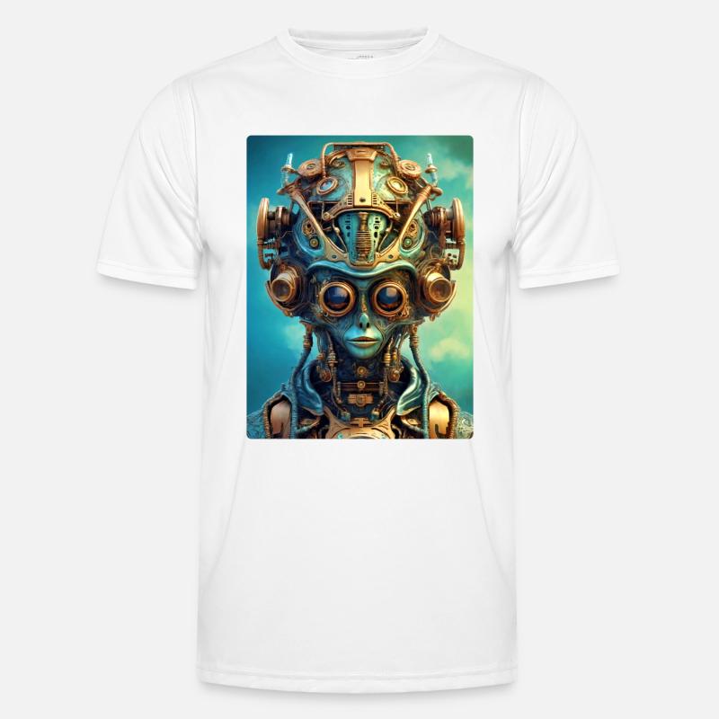 Extraterrestre steampunk 1.3 T-shirt sport Homme