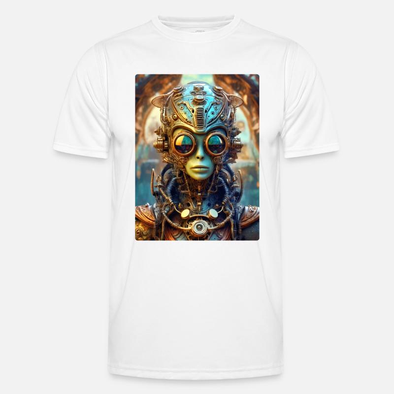 Steampunk Alien 1.14 Men's Functional T-Shirt