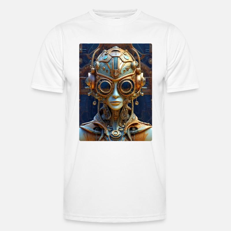 Steampunk Alien 1.1 Men's Functional T-Shirt