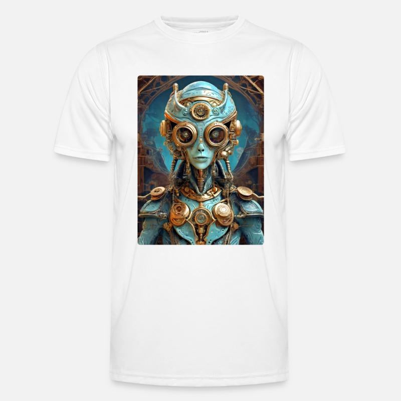 Steampunk Alien 1.12 Männer Funktions-T-Shirt