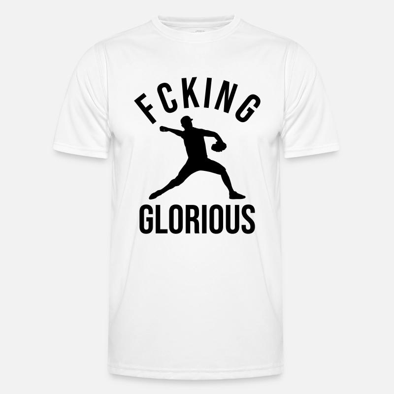 Cadeau de conception de pichet de baseball T-shirt sport Homme