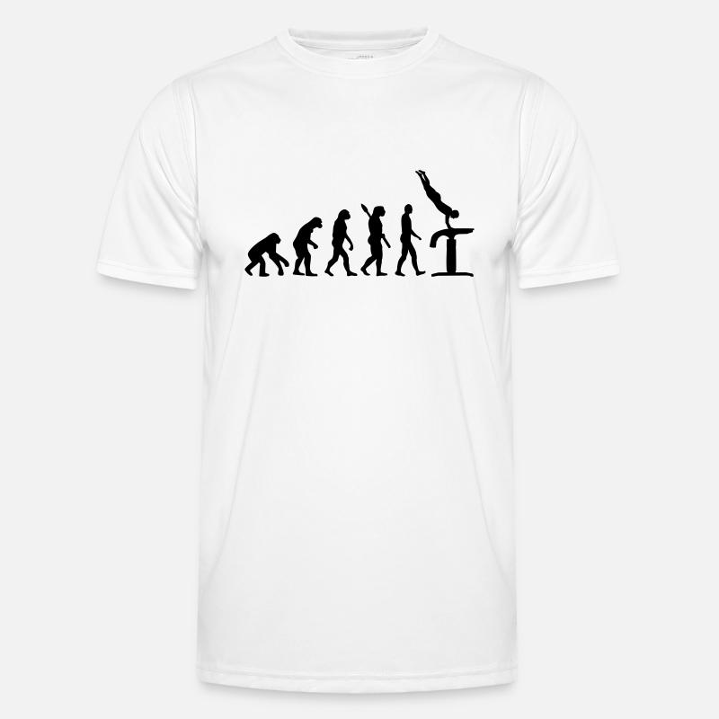 Evolution Gymnastics - Men's Functional T-Shirt - white