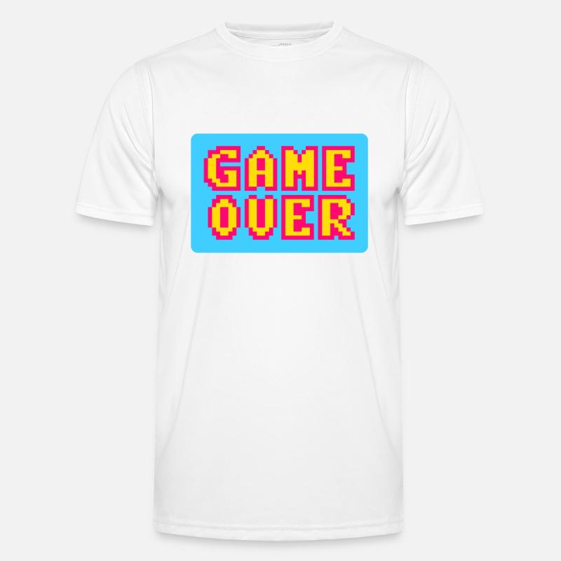 Game Over retrogaming vintage pixels T-shirt sport Homme
