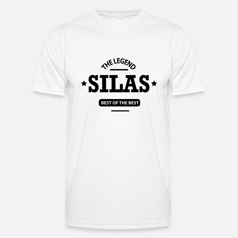 silas - Männer Funktions-T-Shirt - Weiß
