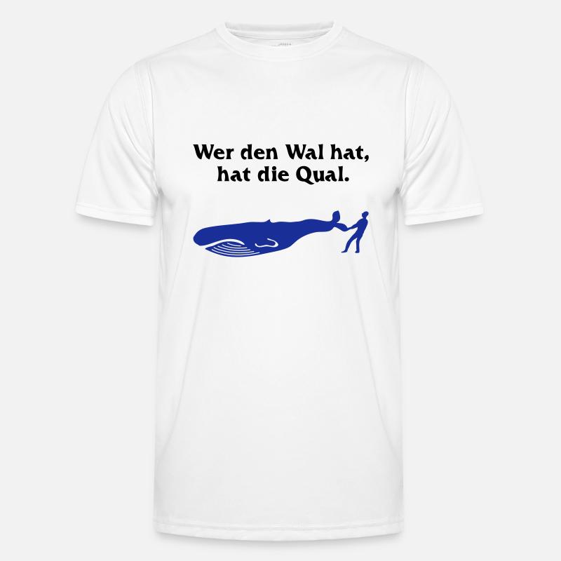 Wal = Qual Männer Funktions-T-Shirt