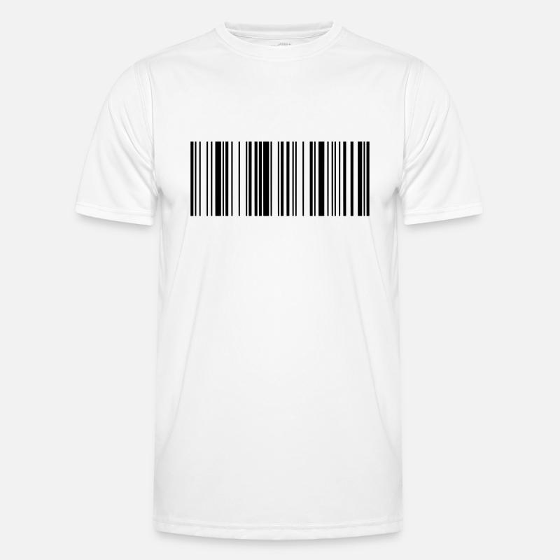 EAN barcode scanning 1c - Men's Functional T-Shirt - white