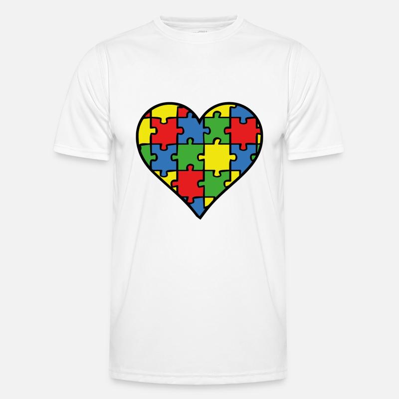 Sensibilisation à l’autisme T-shirt sport Homme