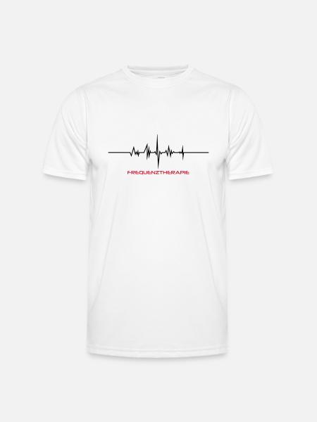 Frequenztherapie Brand - Männer Funktions-T-Shirt - Weiß
