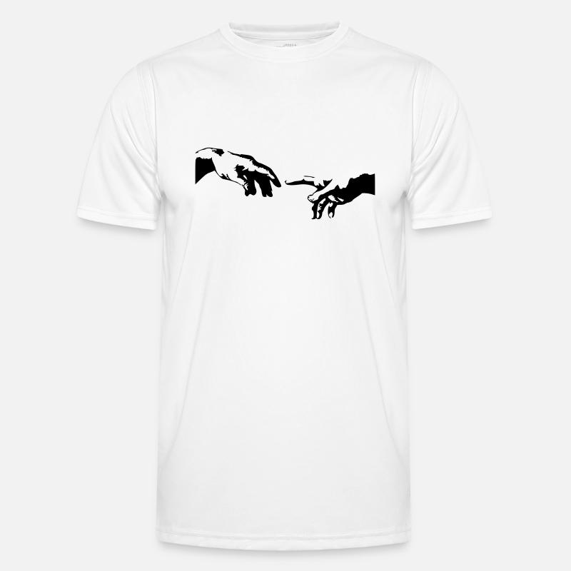 der Hand Männer Funktions-T-Shirt