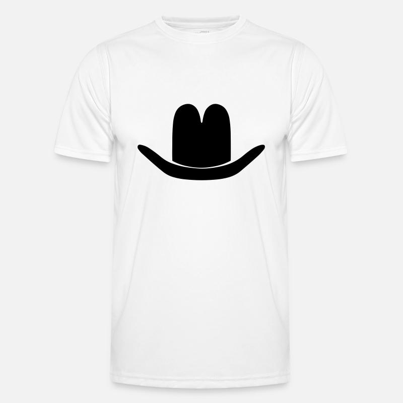 hat - Men's Functional T-Shirt - white