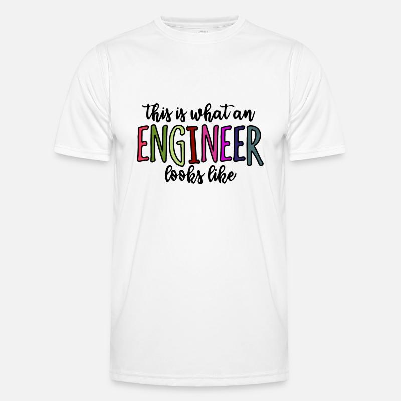 this is what an engineer looks like Men's Functional T-Shirt