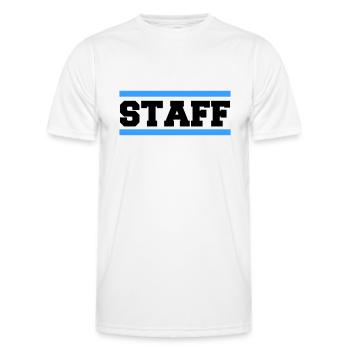 Personnel - T-shirt sport Homme - blanc - Devant - AI Model Male 178 dark (178cm)