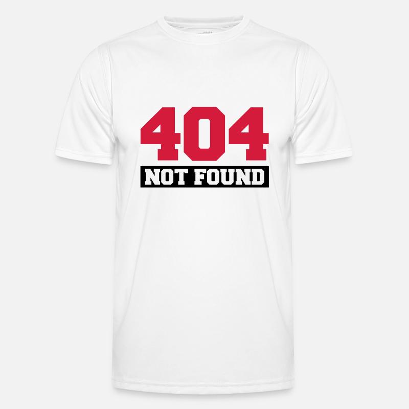 404_not_found_t2 Männer Funktions-T-Shirt