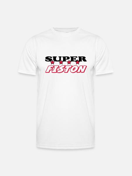 Super fiston - T-shirt sport Homme - blanc