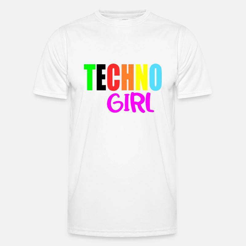 Techno-Mädchen Männer Funktions-T-Shirt