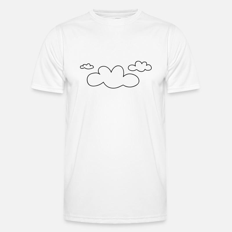 open_clouds Männer Funktions-T-Shirt