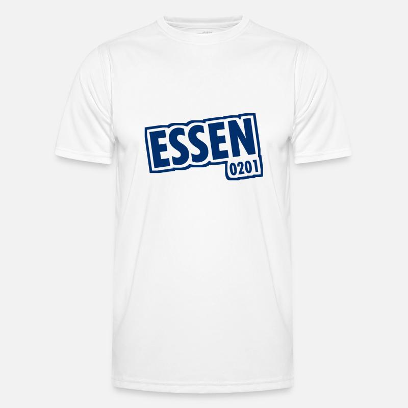 Essen - 0201 - Area Code - Slogan Men's Functional T-Shirt