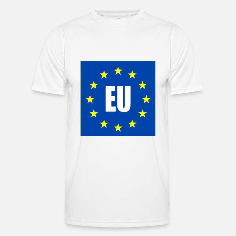 Eu flagge Männer Funktions-T-Shirt