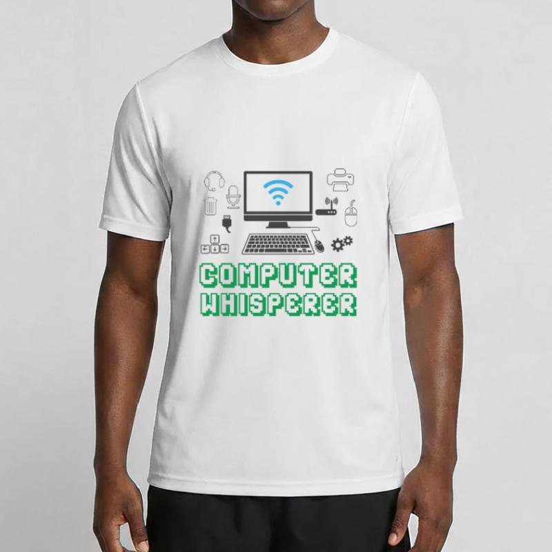 Computer Flüsterer - IT Support PC Männer Funktions-T-Shirt
