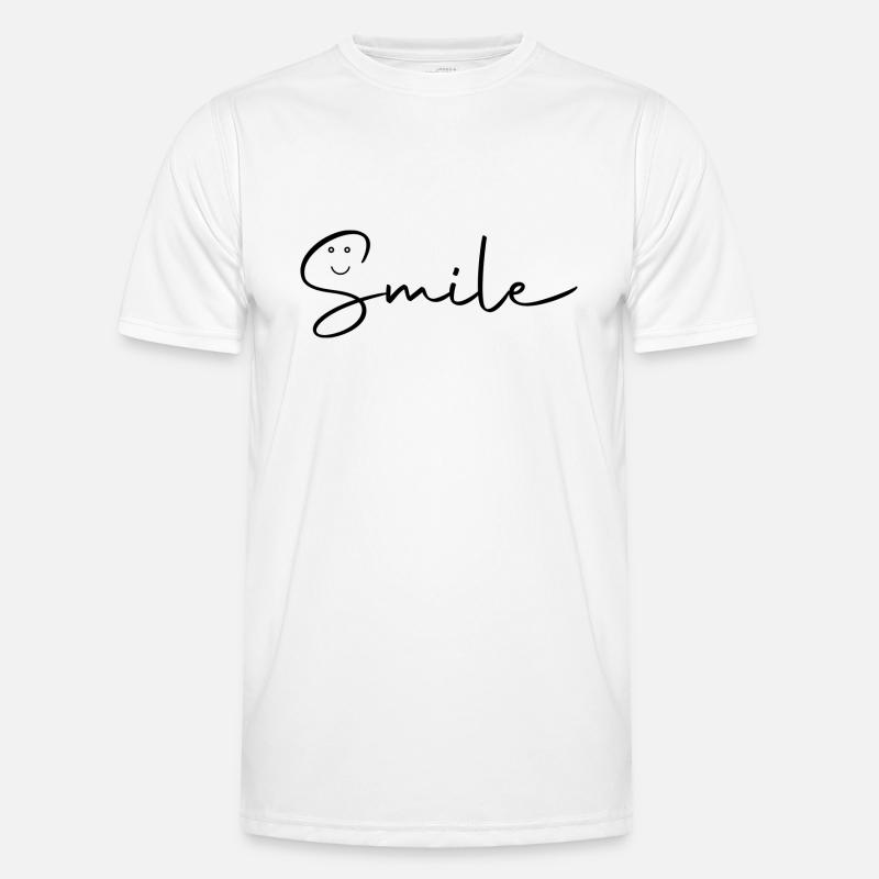 Script de sourire T-shirt sport Homme