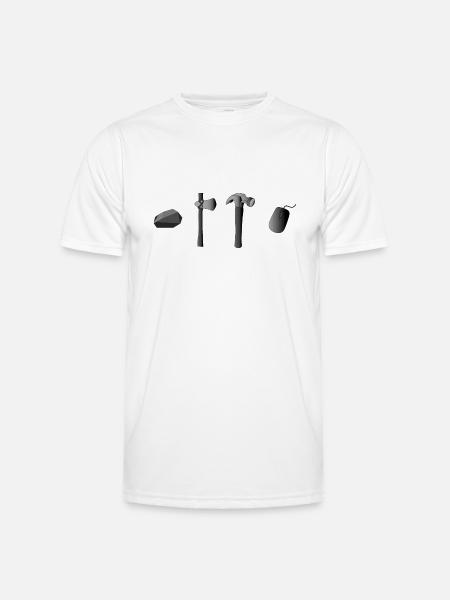 Toololution - Männer Funktions-T-Shirt - Weiß