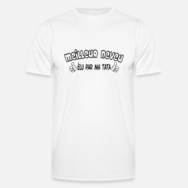 BESTER Neffe - Männer Funktions-T-Shirt - Weiß