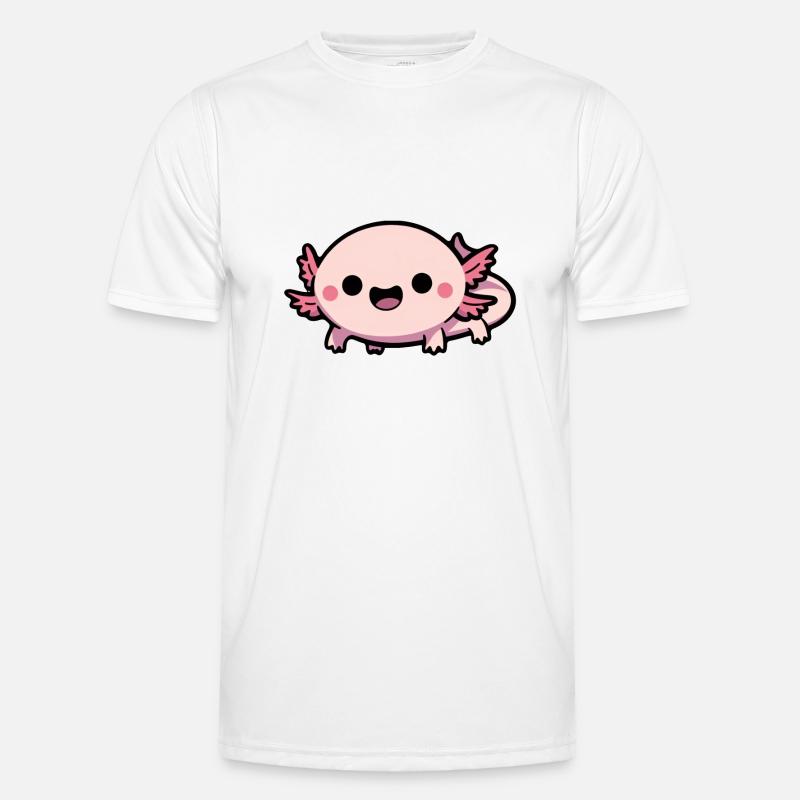 Chibi Axolotl mignon T-shirt sport Homme