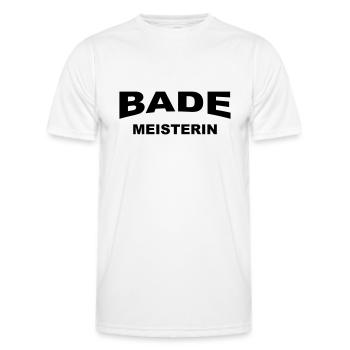 Bademeisterin Text - Männer Funktions-T-Shirt - Weiß - Vorne - AI Model Male 178 dark (178cm)
