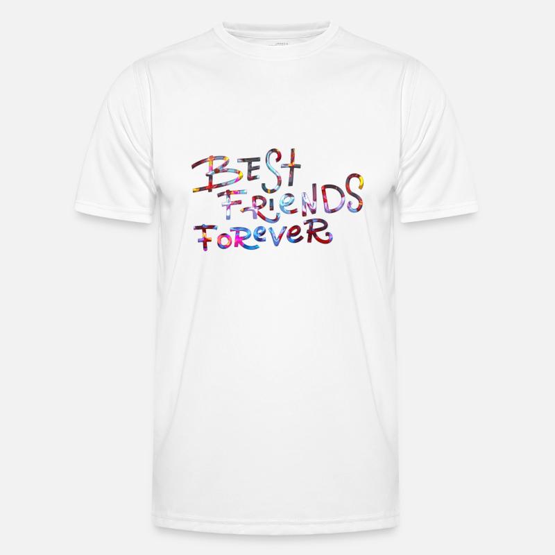 Beste Freunde Männer Funktions-T-Shirt