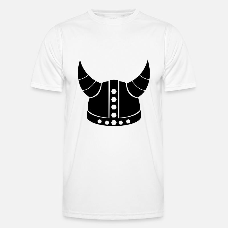 Wikinger Helm Männer Funktions-T-Shirt
