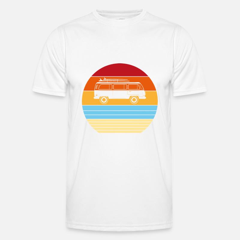 Gift Retro Vintage Old Car - Men's Functional T-Shirt - white
