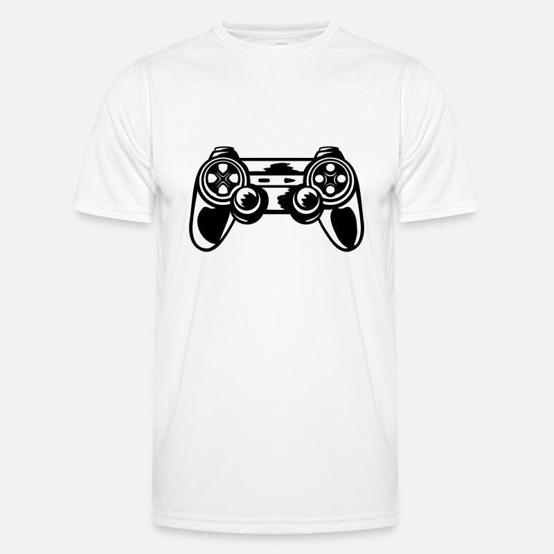 Retro Console Controller Gamer Men's Functional T-Shirt