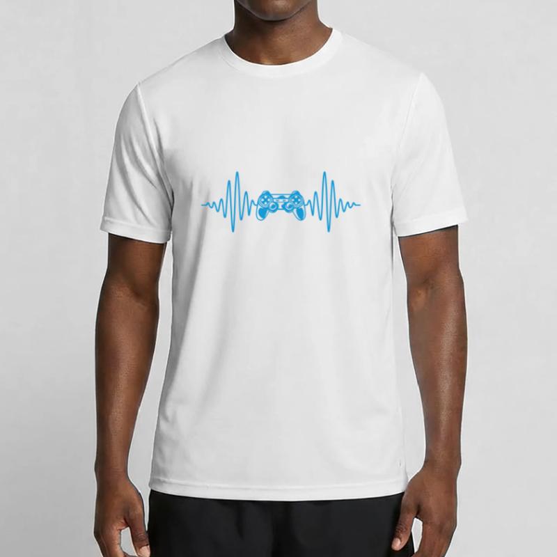 Frequenz Konsole Retro Controller Männer Funktions-T-Shirt