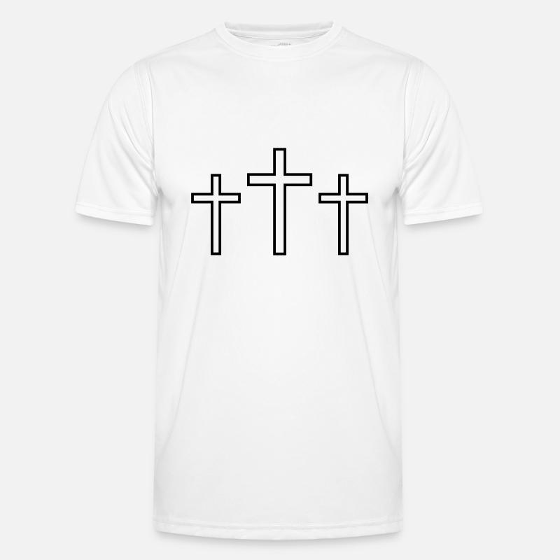 Three Crosses Men's Functional T-Shirt