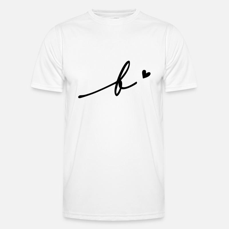Letter B Cursive Men's Functional T-Shirt