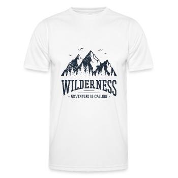 désert - T-shirt sport Homme - blanc - Devant - AI Model Male 178 dark (178cm)