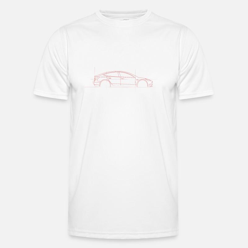 Elektrisch - E Auto - M3 Männer Funktions-T-Shirt