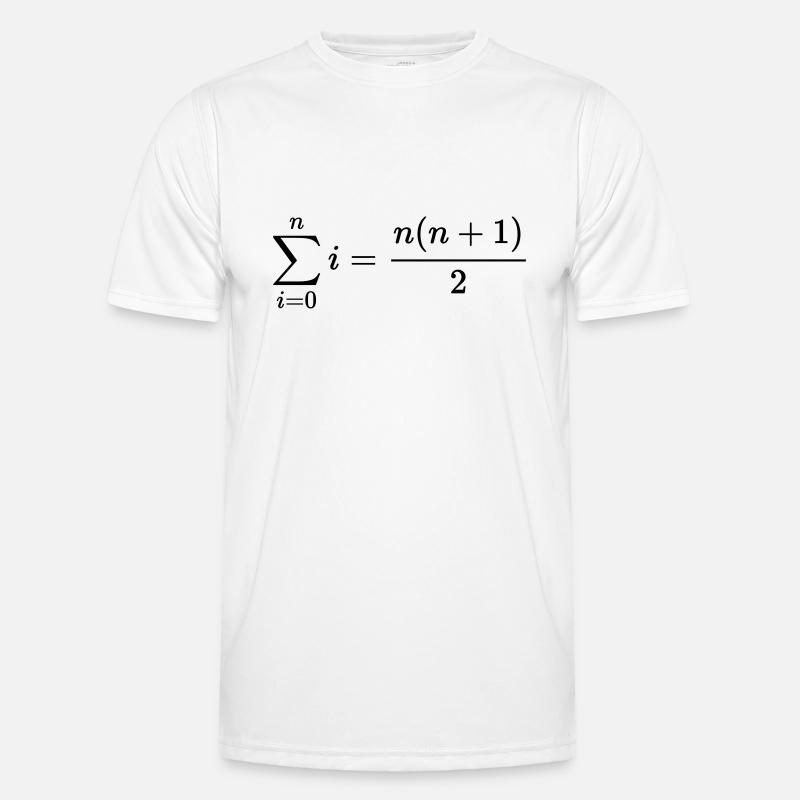 Formule moléculaire de Johann Carl Friedrich Gauss T-shirt sport Homme